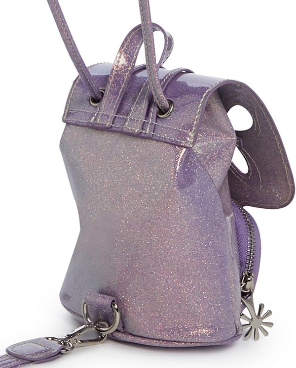 Dolls Kill Feeling Good Butterfly Backpack by Delia's - Vegan Leather Bag With Cut-Out Butterfly Design and Adjustable Straps - Purple - Image 2